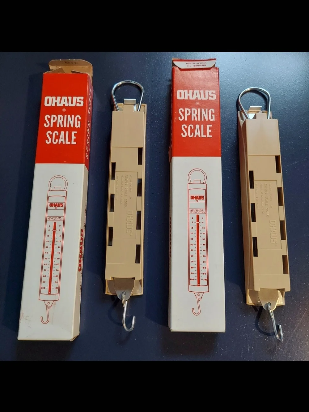 NEW OHAUS Versatile Vintage Spring Scales with Hook, Model 8261M in original box